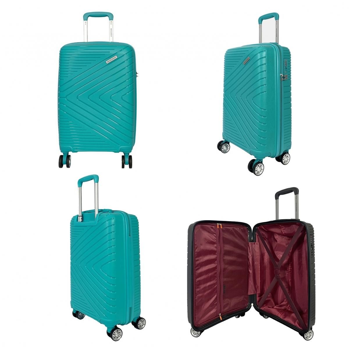 David Jones Lot 3 valises rigides dont 1 valise cabine TSA