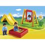 Voir la diapositive 1 : PLAYMOBIL 6785 Enfants et parc de jeux