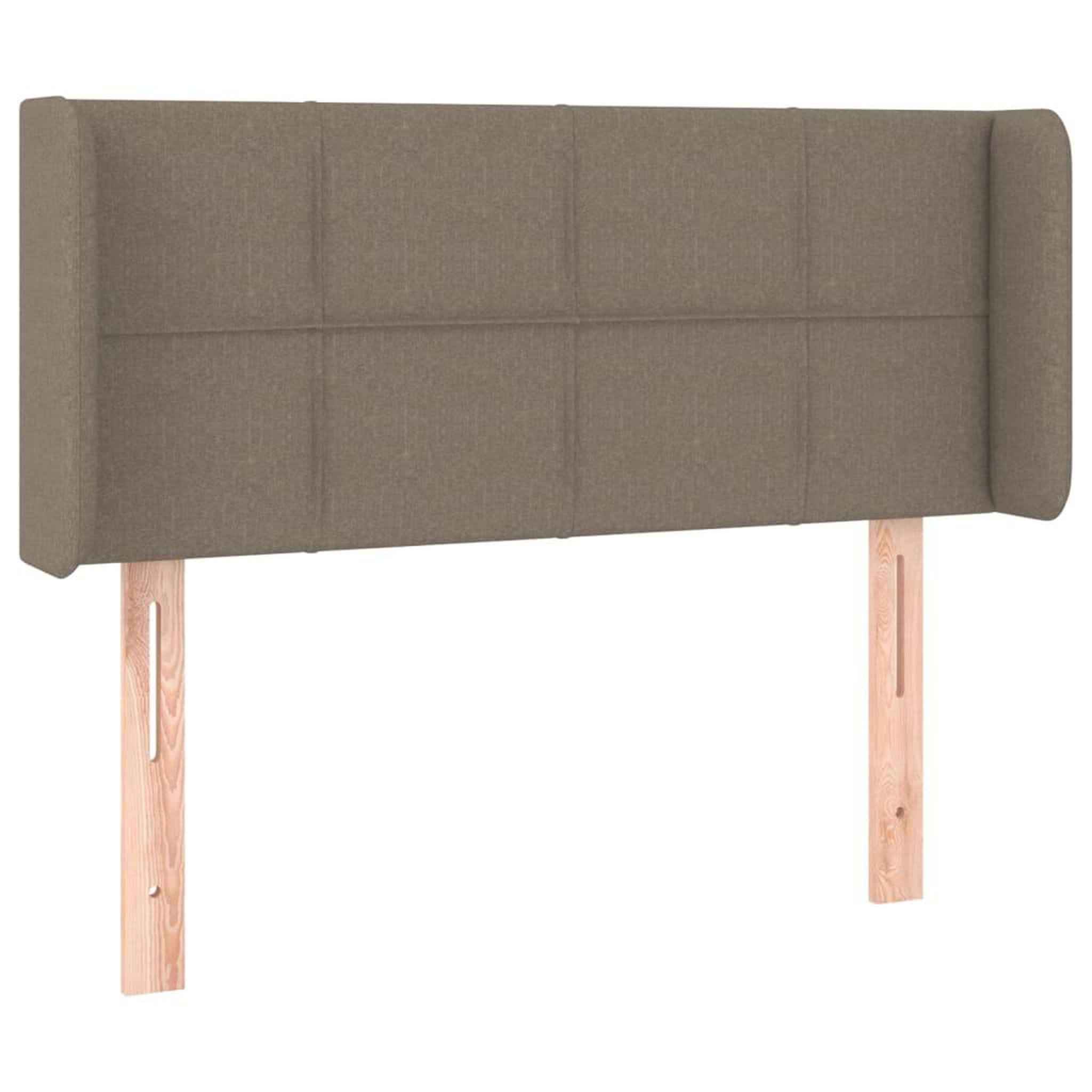 Voir la diapositive 3 : VIDAXL Tete de lit a LED Taupe 103x16x78/88 cm Tissu
