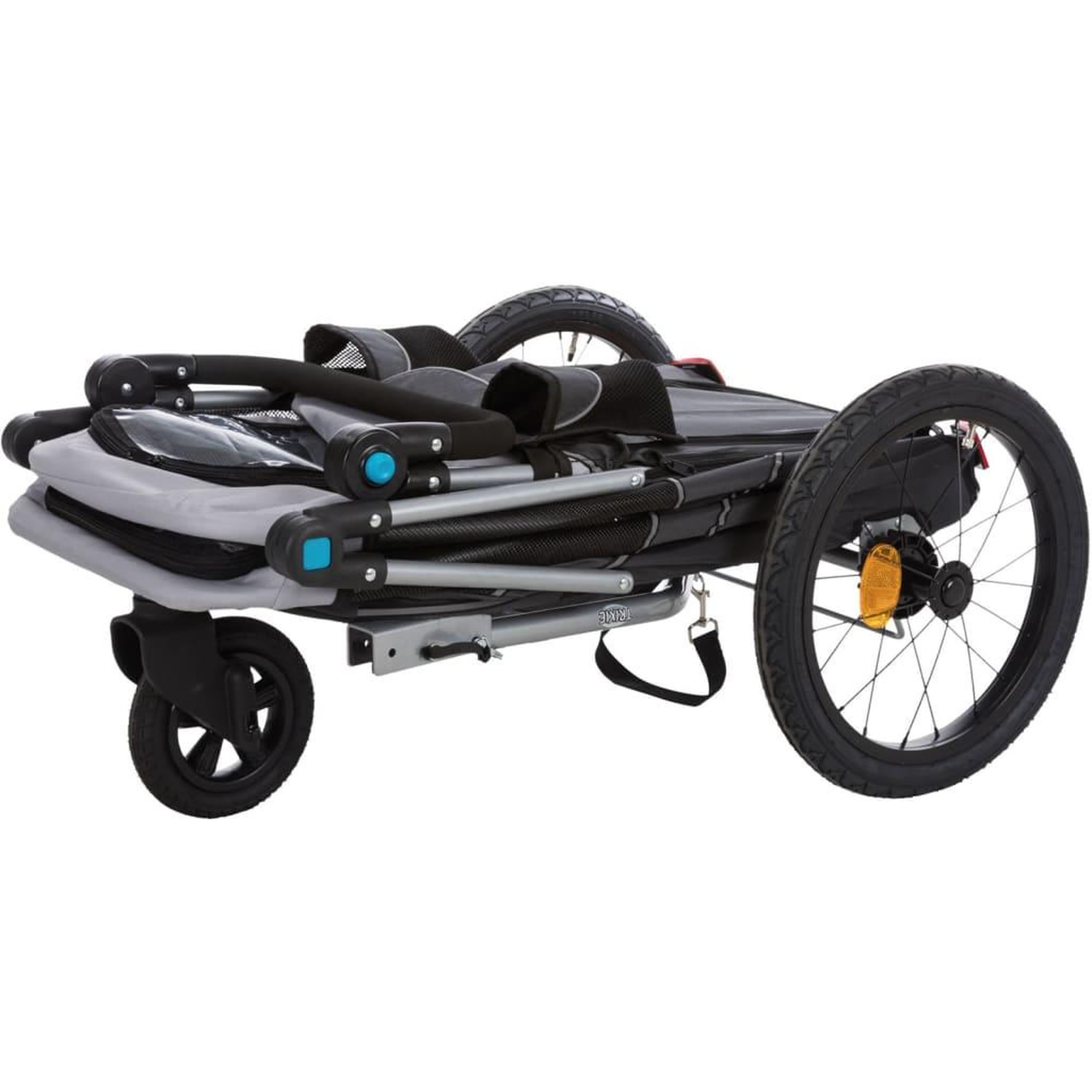 Voir la diapositive 4 : Trixie TRIXIE Remorque de velo pour chiens M Gris