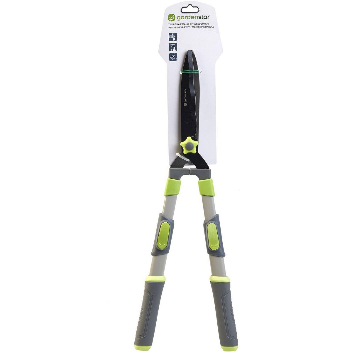 GARDENSTAR Cisaille à haie télescopique - 85 cm