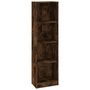 Voir la diapositive 2 : VIDAXL Bibliotheque 4 niveaux Chene fume 40x24x143cm Bois d'ingenierie