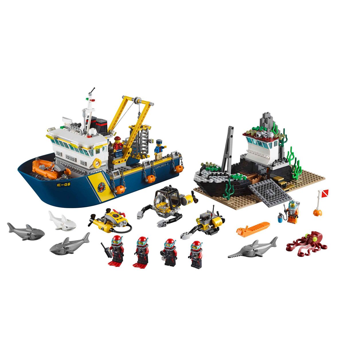 LEGO City 60095 - Le bateau d'exploration