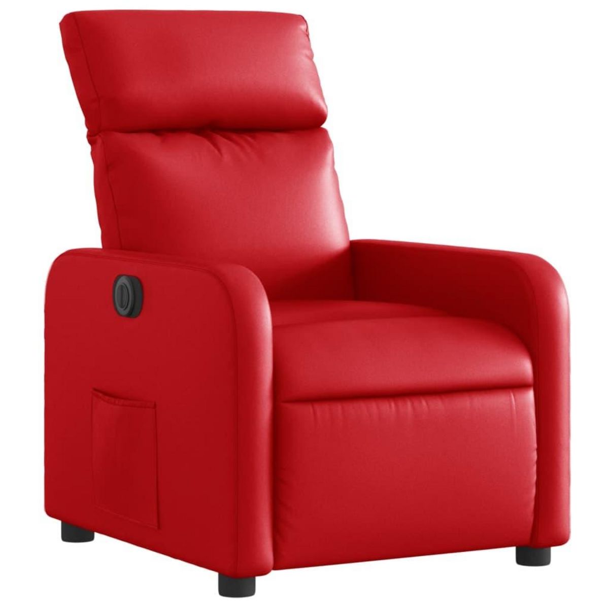 VIDAXL Fauteuil inclinable electrique Rouge Similicuir