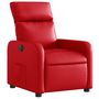 Voir la diapositive 4 : VIDAXL Fauteuil inclinable electrique Rouge Similicuir