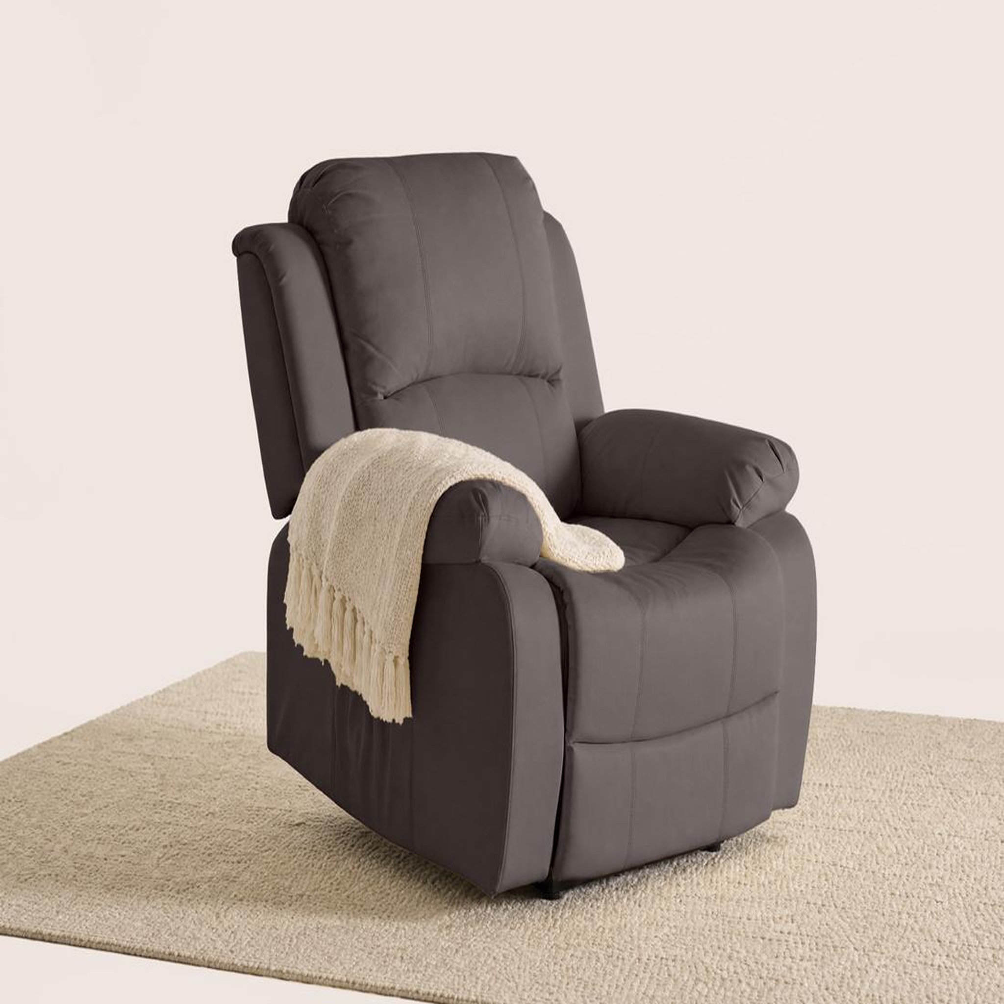 Voir la diapositive 2 : BEST MOBILIER Armand - fauteuil relax électrique en simili