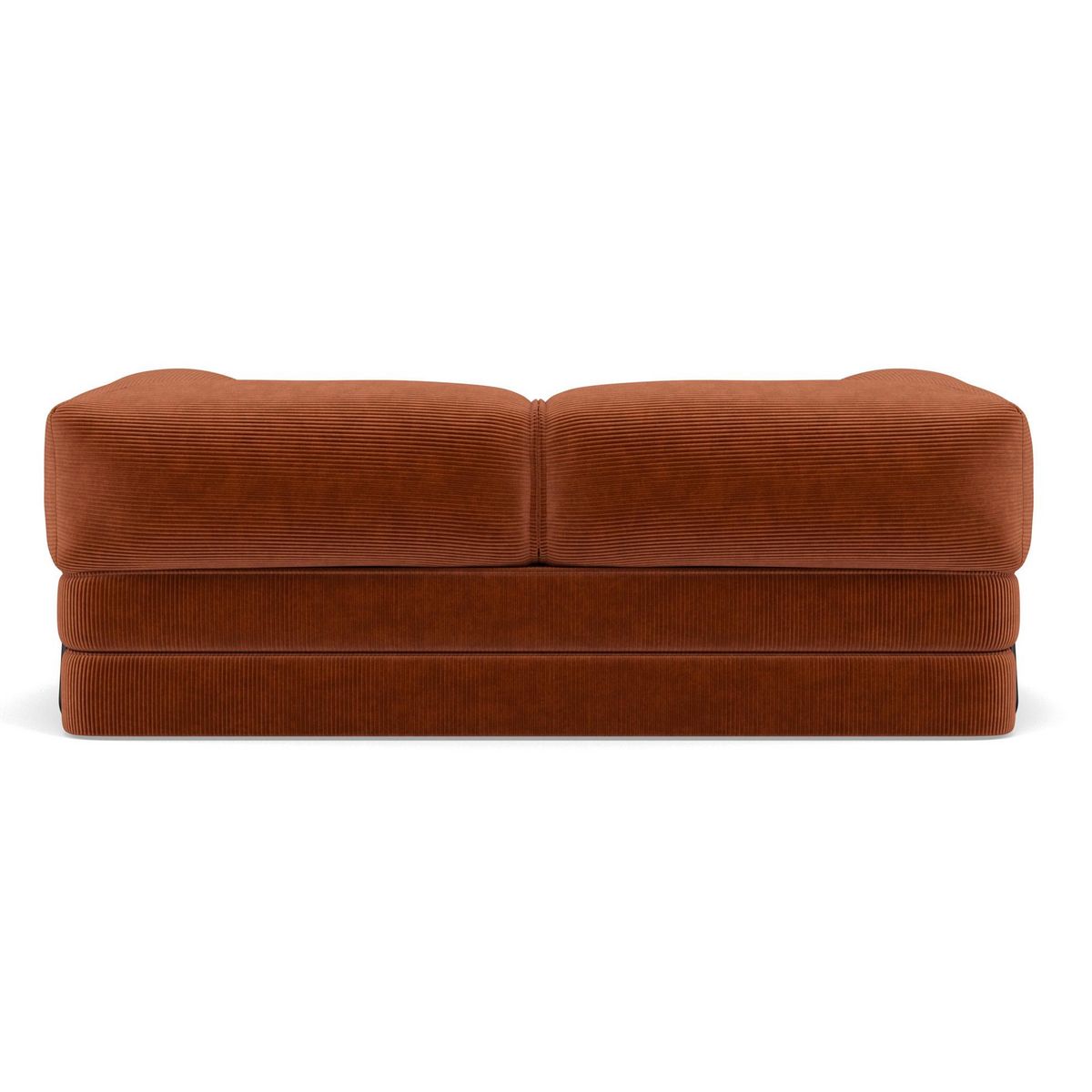 LISA DESIGN Poppy - canapé 3 places convertible en velours côtelé