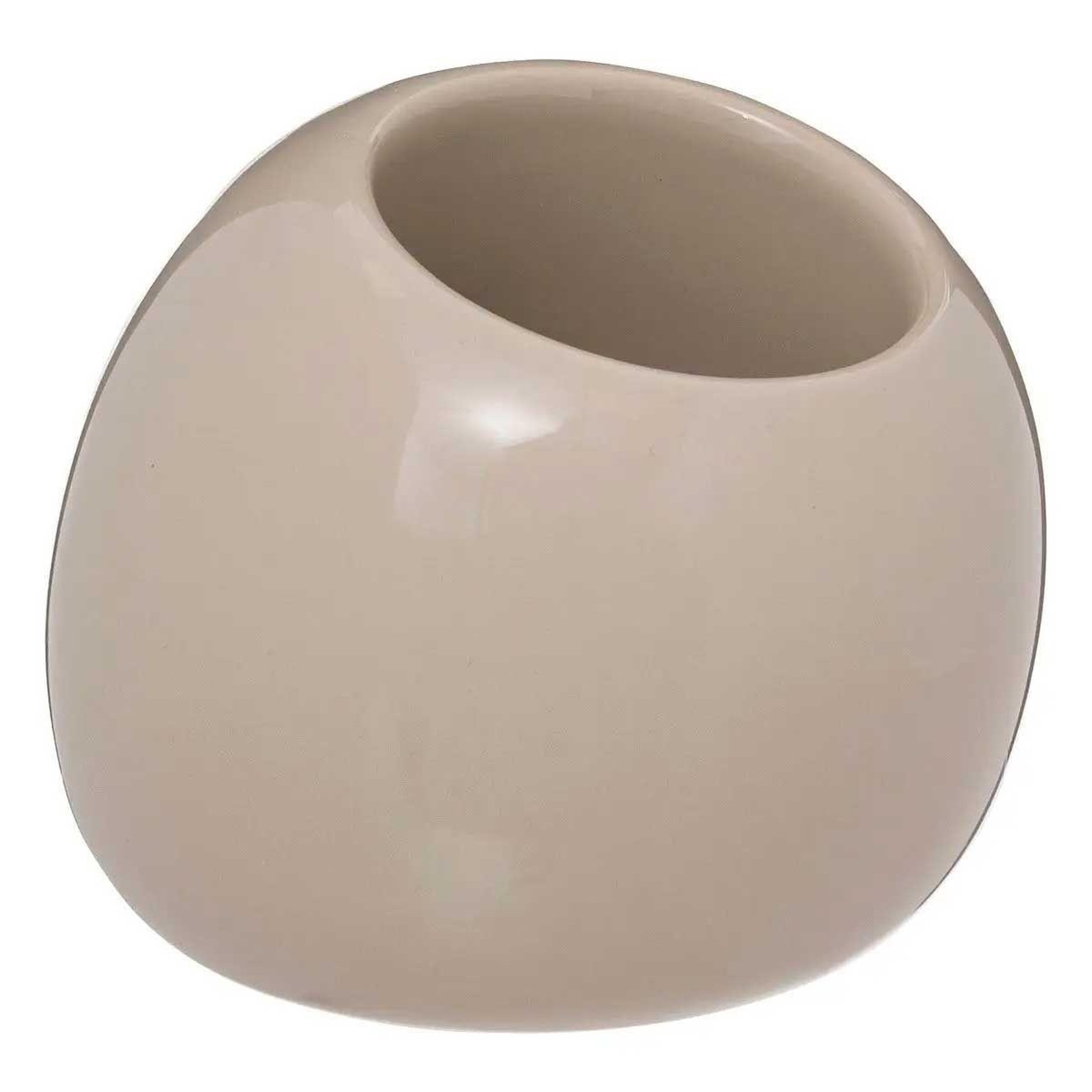 Voir la diapositive 3 : FIVE Brosse wc en céramique  sun  36cm naturel