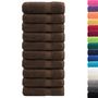 Voir la diapositive 2 : VIDAXL Serviettes de bain de qualité supérieure SOLUND 10 pcs marron