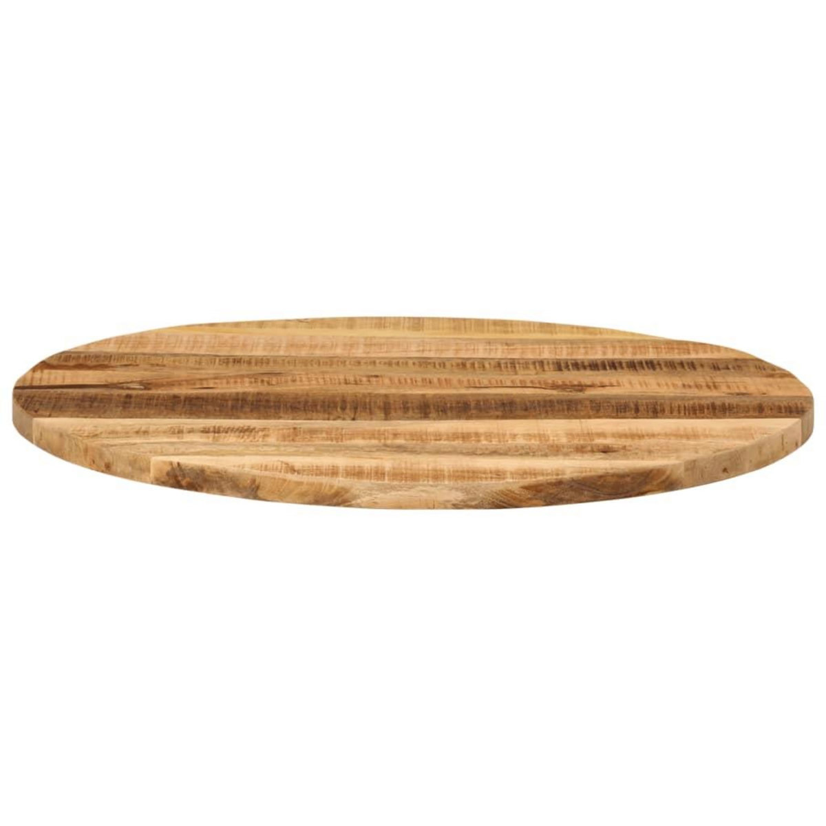 VIDAXL Dessus de table Ø 70x1,5 cm rond bois massif de manguier brut
