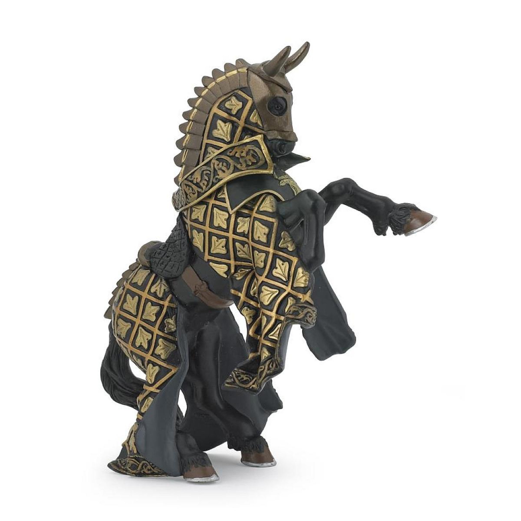 Papo 39918 Cheval du maitre des armes cimier taureau