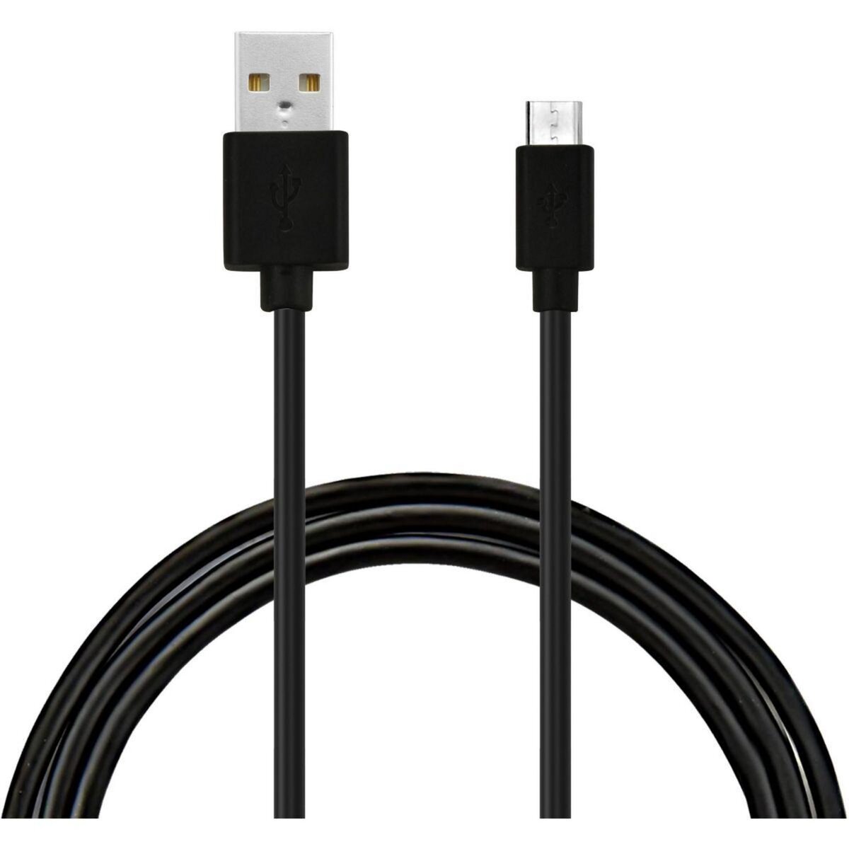 ESSENTIEL B Câble micro USB vers USB noir 2m