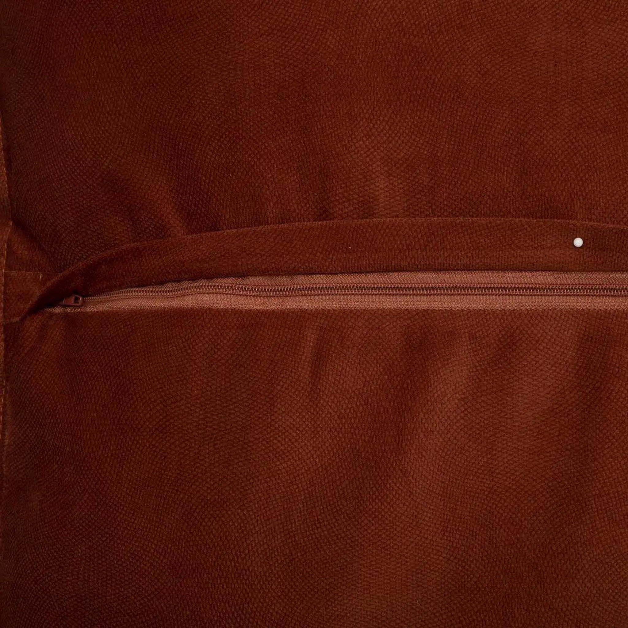Voir la diapositive 2 : ATMOSPHERA Coussin déhoussable  lilou  45x45cm terracotta