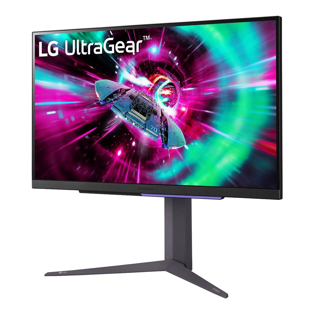 LG Ecran PC Gamer ULTRAGEAR 27GR93U-B Plat 27'' IPS