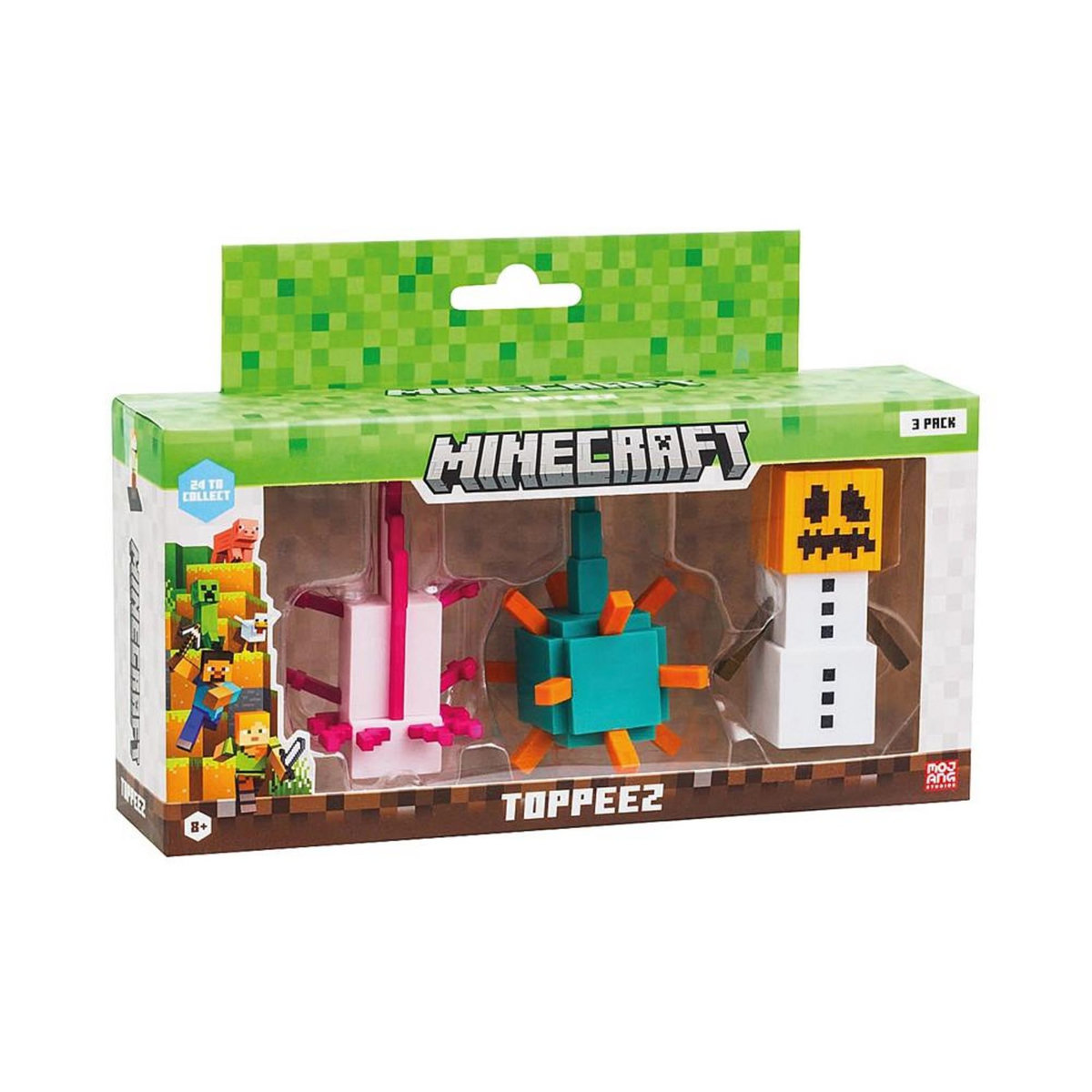 BANDAI 3 figurines Minecraft 6 cm Modèle choisi aléatoirement BANDAI BAIPMM2021