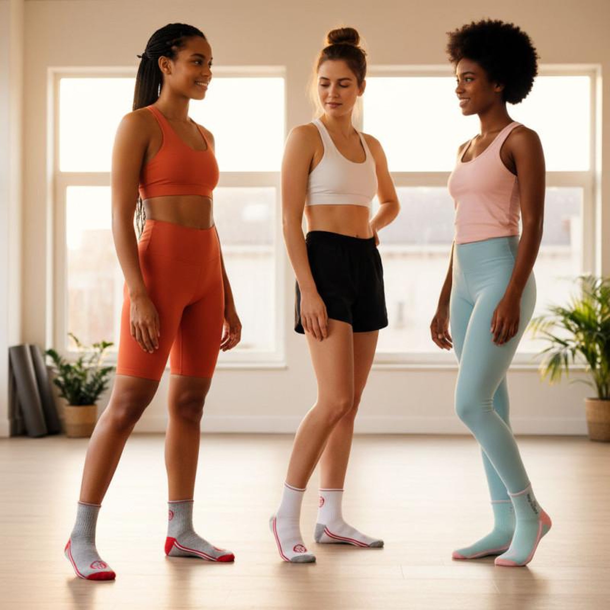 Voir la diapositive 4 : SERGIO TACCHINI Sergio Tacchini Pack Chaussettes courtes Fille Quarter – Lot de 6
