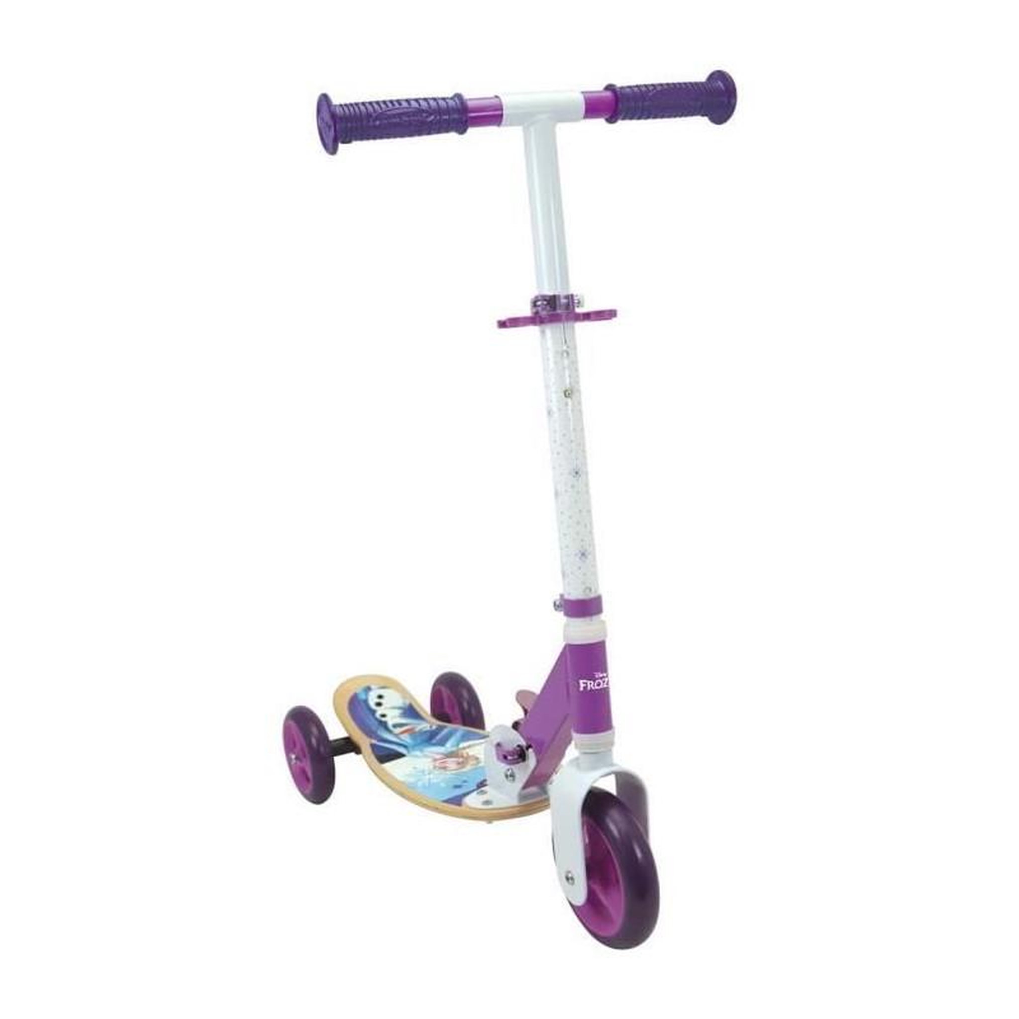 SMOBY Patinette - SMOBY - FROZEN - 3 roues silencieuses - Guidon réglable - Bois et métal