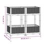 Voir la diapositive 6 : VIDAXL Lit sureleve 80x40x71 cm Polypropylene