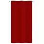VIDAXL Ecran de balcon Rouge 120x240 cm Tissu Oxford