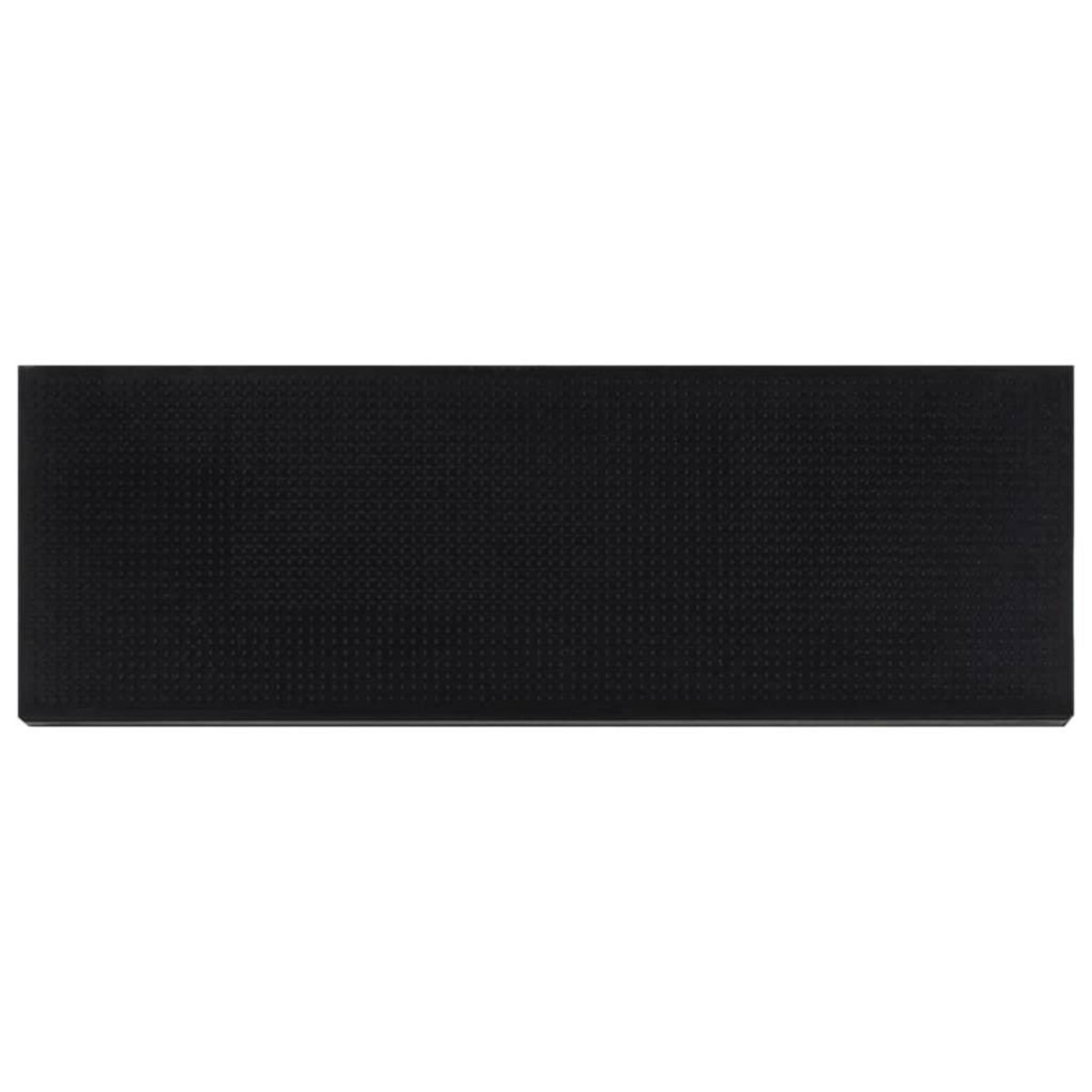 VIDAXL Marches d'escalier 5 pcs 25x75 cm caoutchouc