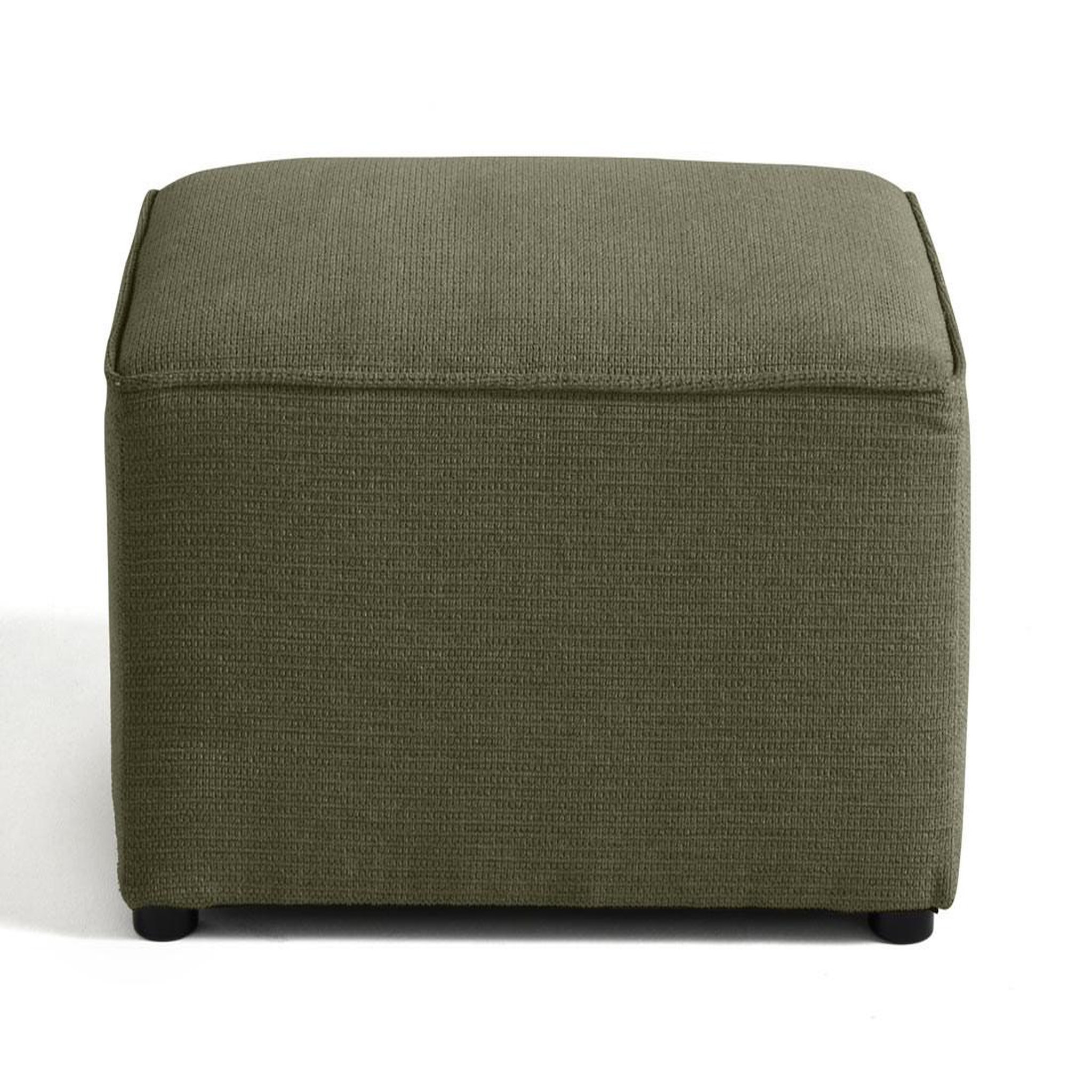 Voir la diapositive 1 : BEST MOBILIER Canopy - pouf - en tissu texturé