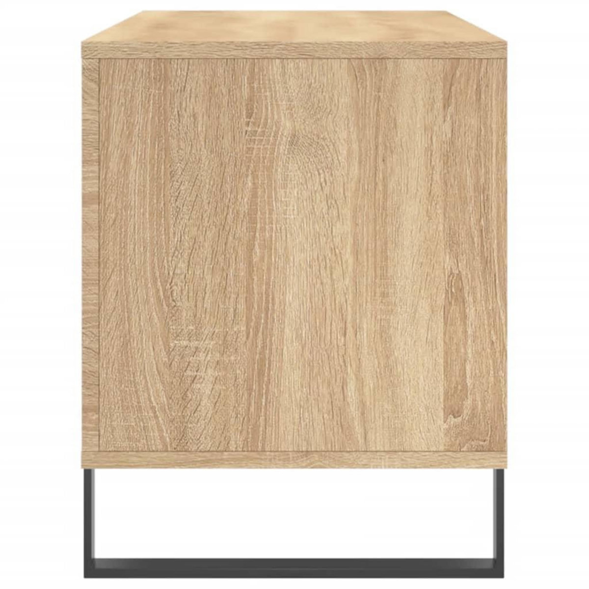 VIDAXL Armoire a disques chene sonoma 100x38x48 cm bois d'ingenierie