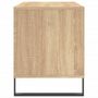 Voir la diapositive 5 : VIDAXL Armoire a disques chene sonoma 100x38x48 cm bois d'ingenierie