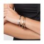Voir la diapositive 2 : SC CRYSTAL 3 Bracelets en acier inoxydable  SC Crystal ornés de Cristaux scintillants