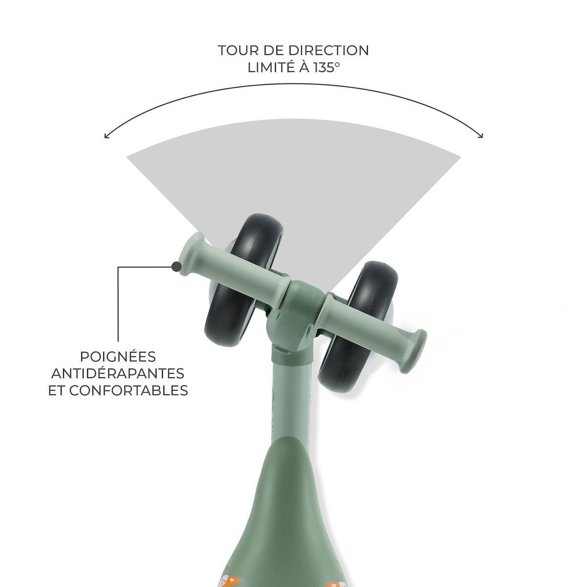 KINDERKRAFT Draisienne enfant roues led dès 2 ans