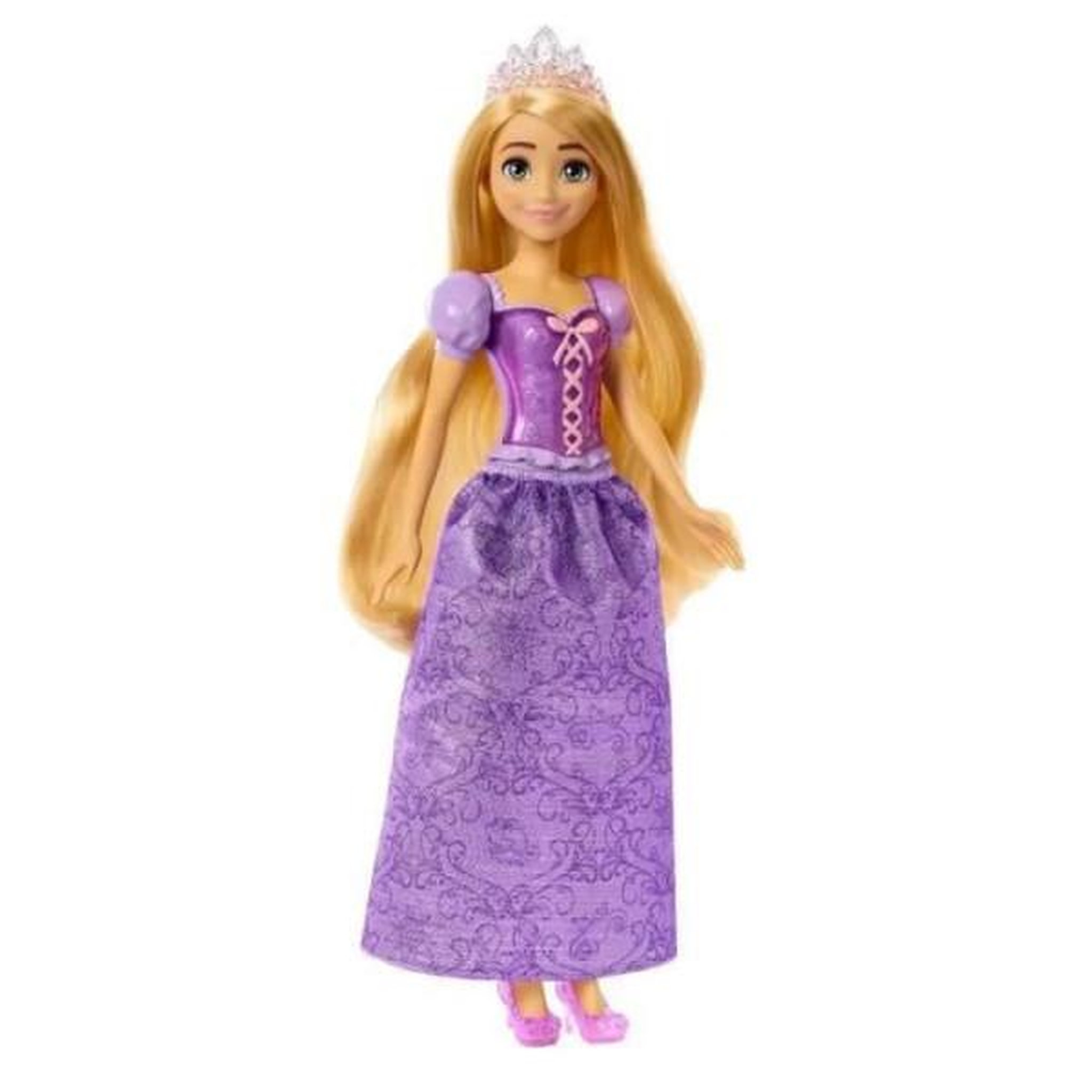 DISNEY PRINCESS Raiponce Poupée 29 cm, Mattel Poupée Disney Princesses habillage et accessoires HLW03