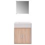 Voir la diapositive 3 : VIDAXL Meubles de salle de bains trois pieces Beige