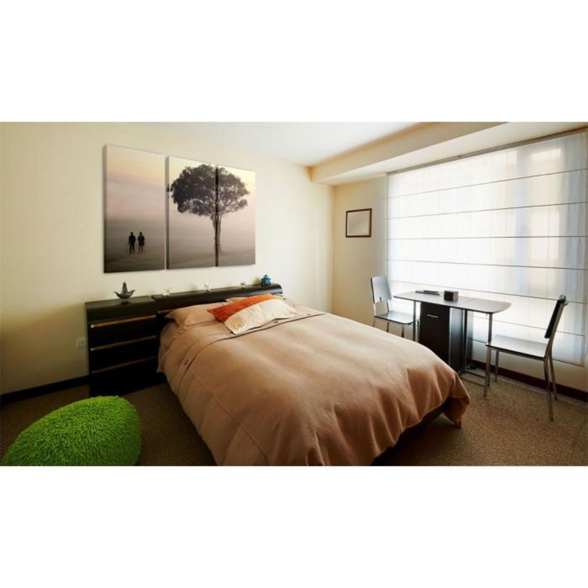 Paris Prix Tableau Imprimé  Balade dans la Brume  40x60cm