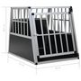 Voir la diapositive 6 : VIDAXL Cage pour chien avec une porte 65 x 91 x 69,5 cm