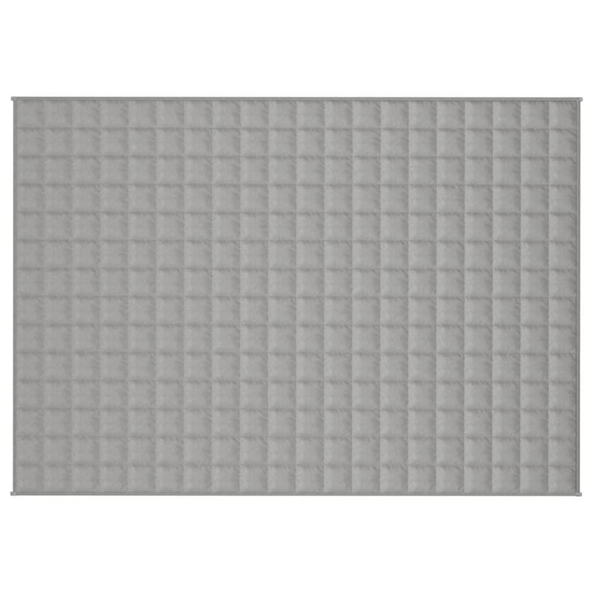 VIDAXL Couverture lestee Gris 135x200 cm 6 kg Tissu