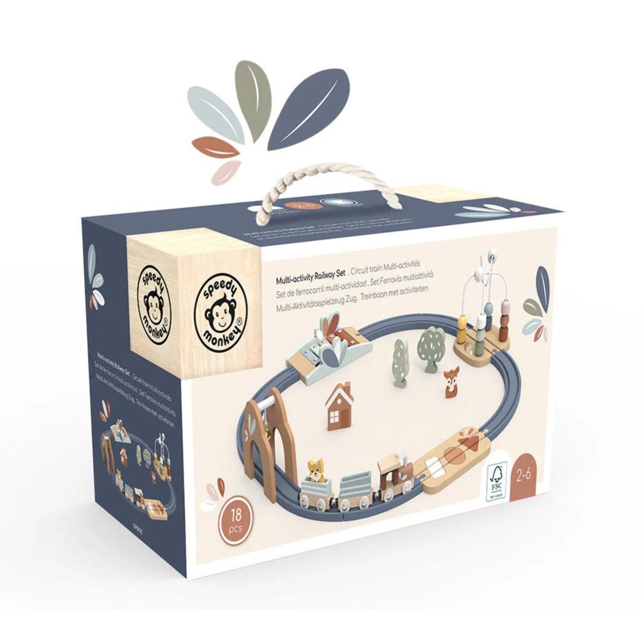 Voir la diapositive 2 : SPEEDY MONKEY Circuit de train - multi activites