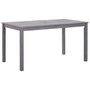Voir la diapositive 1 : VIDAXL Table de jardin Delavage gris 140x80x74 cm Bois d'acacia massif