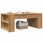 VIDAXL Table basse chene artisanal 102x55x42 cm bois d'ingenierie