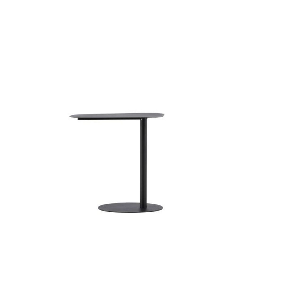 Paris Prix Table d'Appoint Design  San Jose  50cm Noir