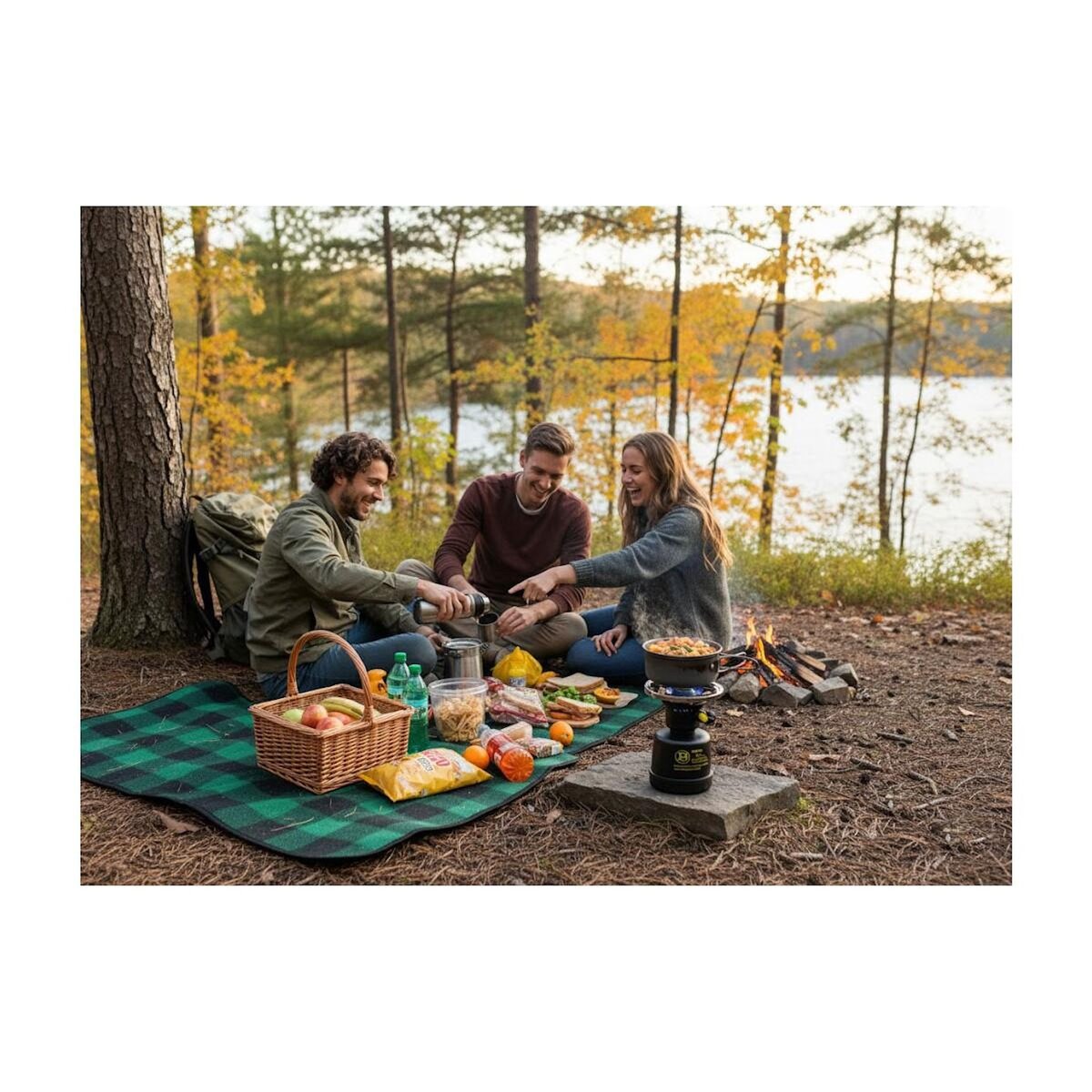 Proweltek Rechaud à gaz piezo 1300W Coque Acier Réchaud gaz Camping pour cartouche gaz 190g COOK60P