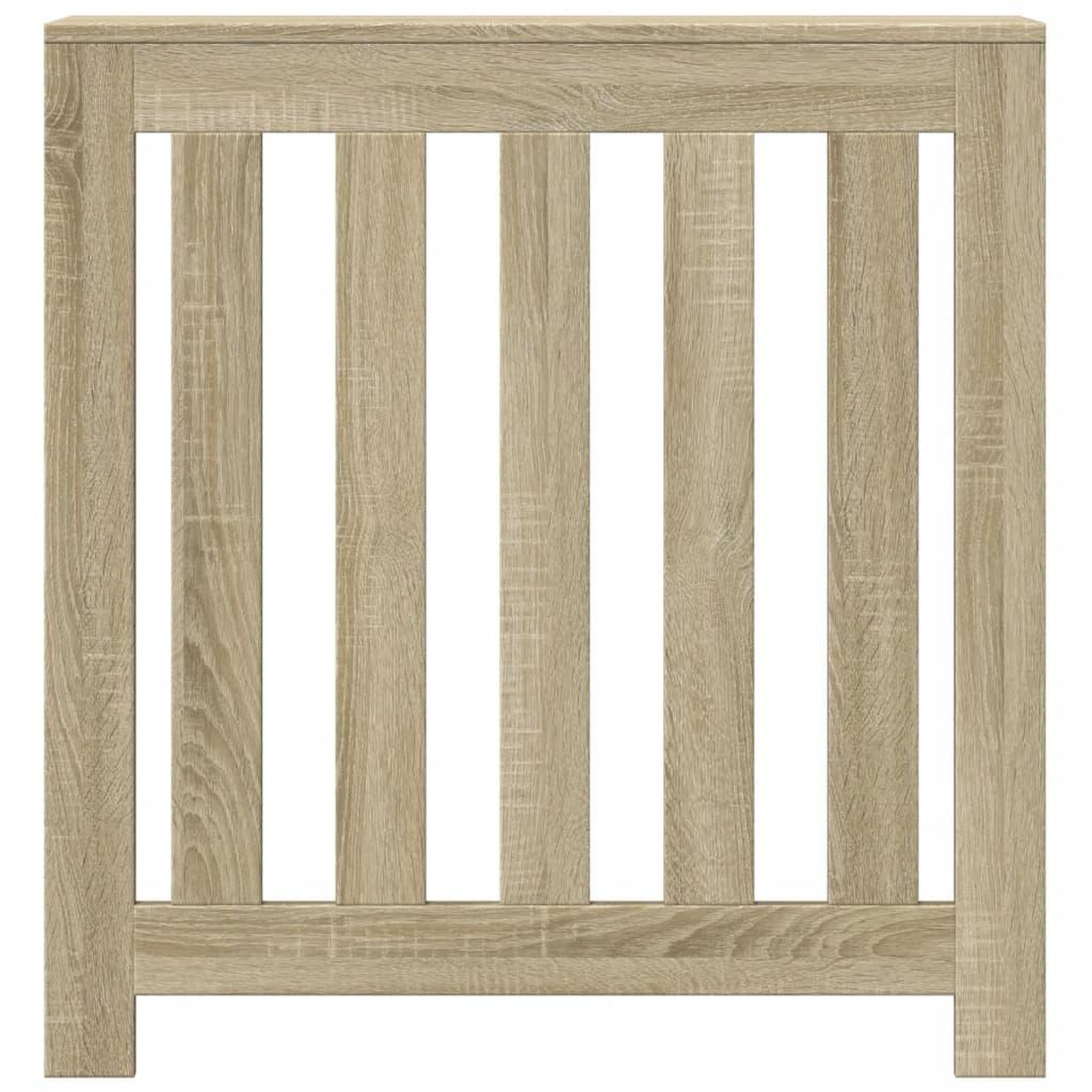 Voir la diapositive 3 : VIDAXL Cache-radiateur chene sonoma 78x20x82 cm bois d'ingenierie