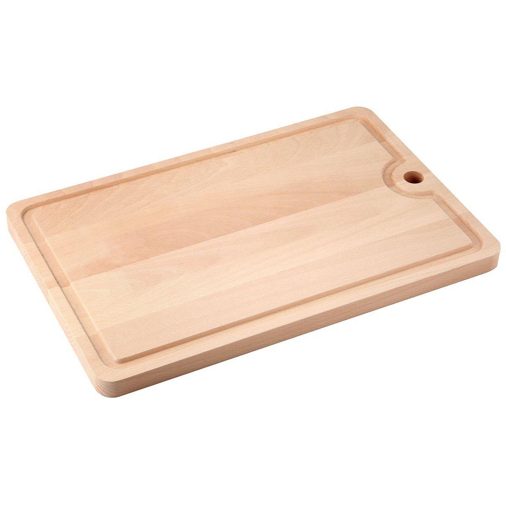 Fackelmann Planche à découper en bois avec récupérateur de jus 40 x 26 cm Fackelmann Wood Edition