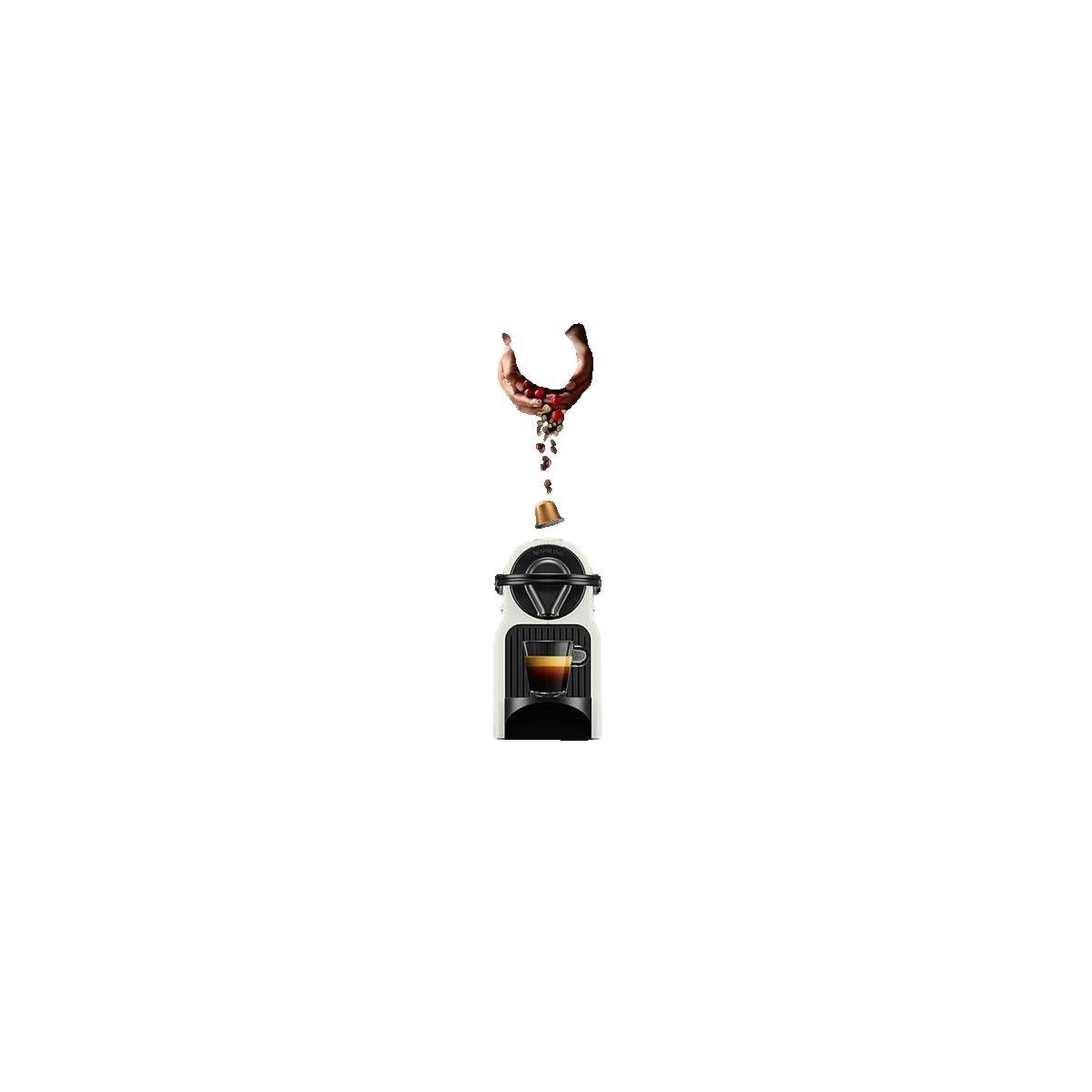 Voir la diapositive 2 : NESPRESSO Cafetière à dosettes Nespresso Inissia XN1001 Blanc