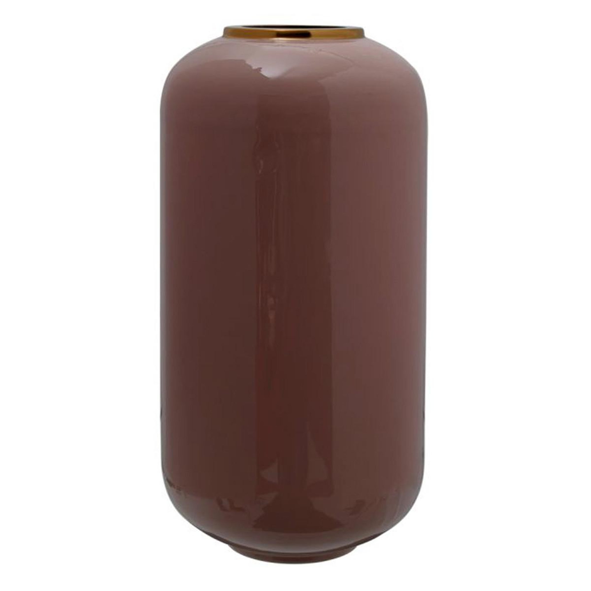 Voir la diapositive 1 : Paris Prix Vase rond design  anita  45cm vieux rose & or