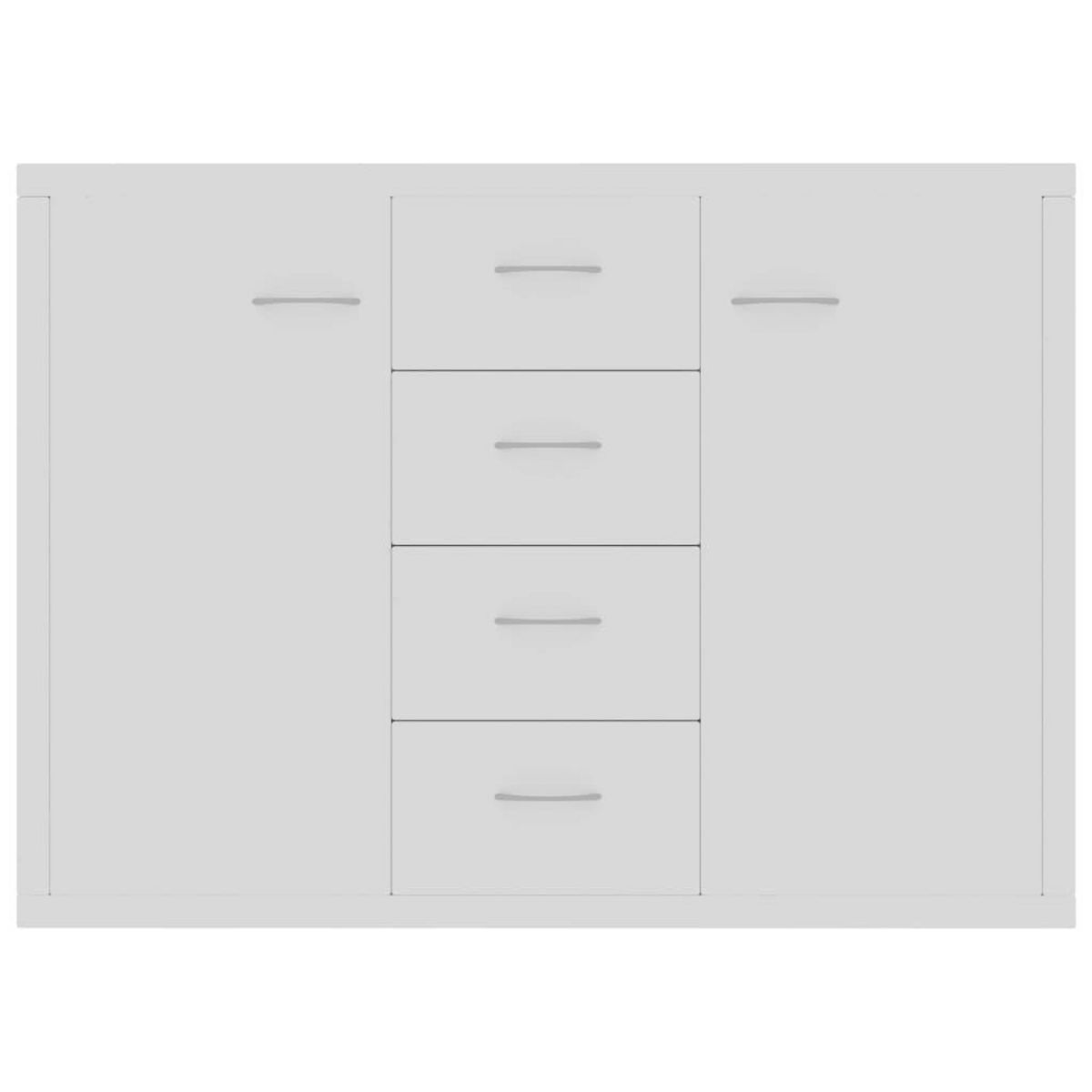 VIDAXL Buffet Blanc 88x30x65 cm Bois d'ingenierie