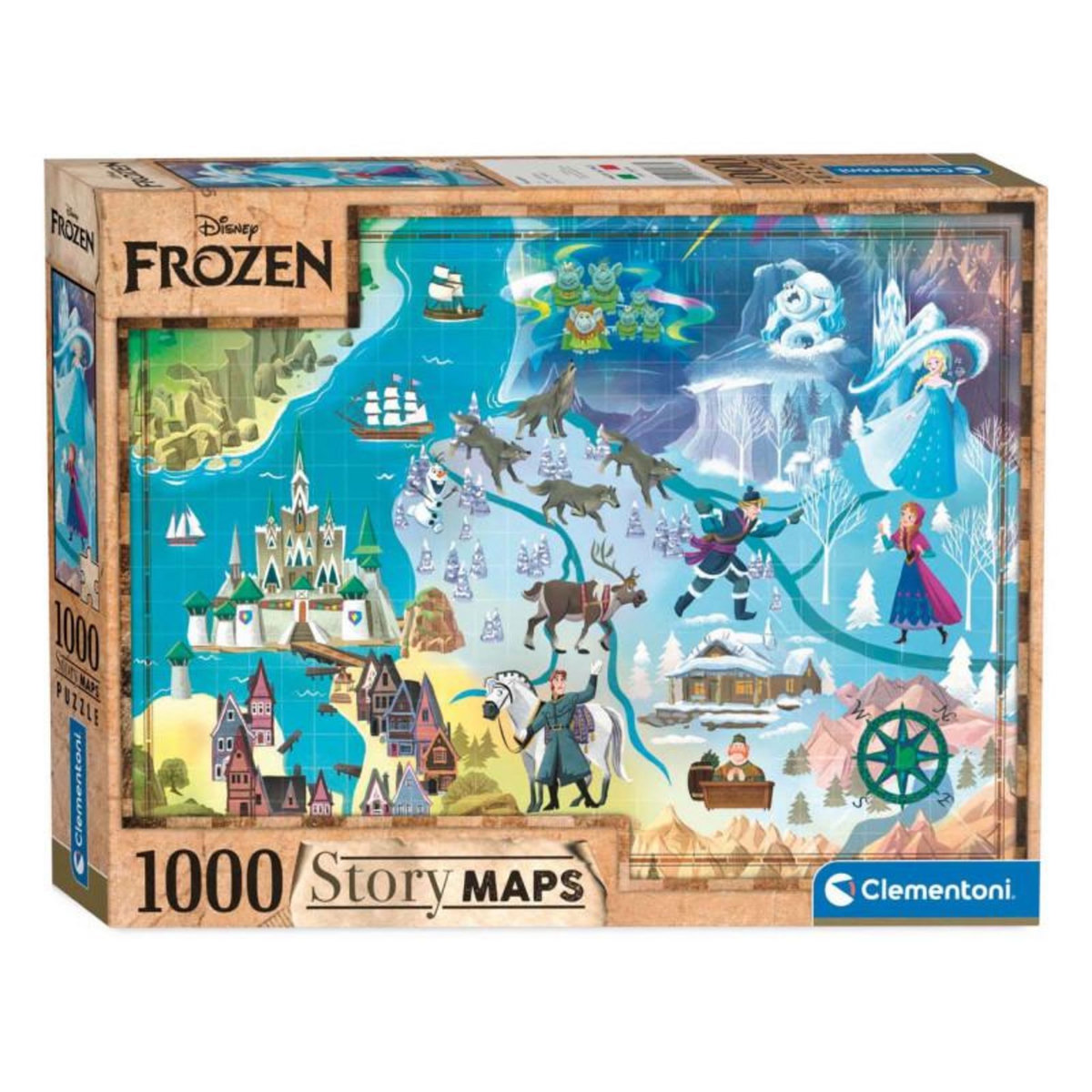 CLEMENTONI Clementoni Puzzle Disney La reine des neiges 1000 pièces