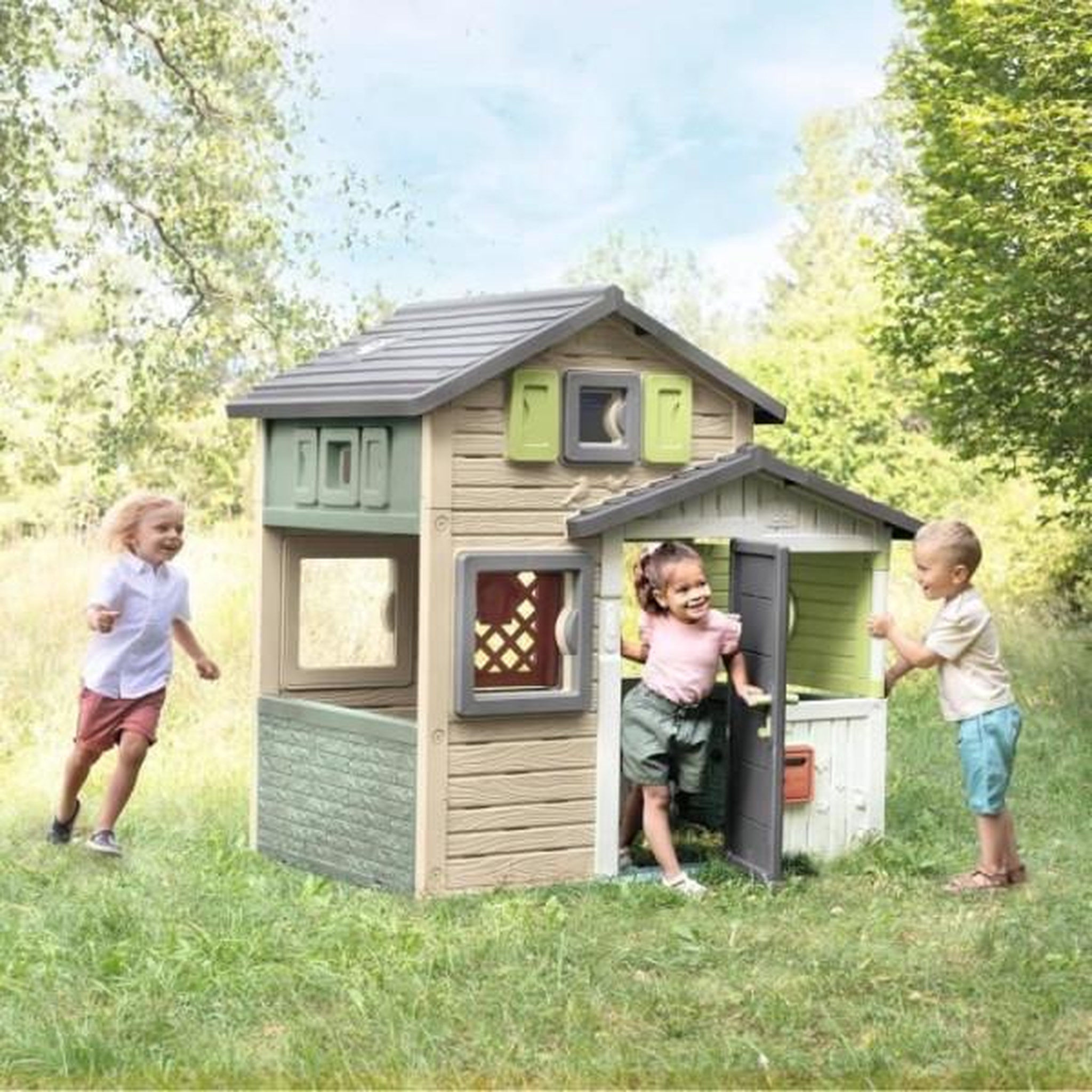 Voir la diapositive 2 : SMOBY Maison de jardin Smoby Life Friends House Evo