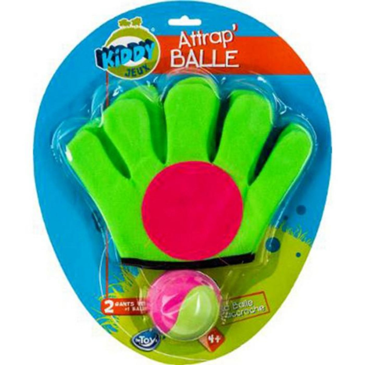 Be Toys Jeu Enfant  Attrape Balles  34cm Vert