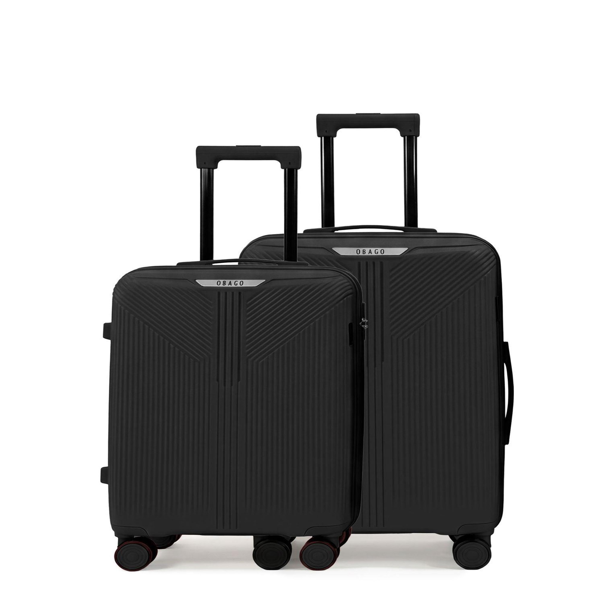 OBAGO Lot de 2 Valises Rigides Taille Moyenne et Cabine ERIDAN
