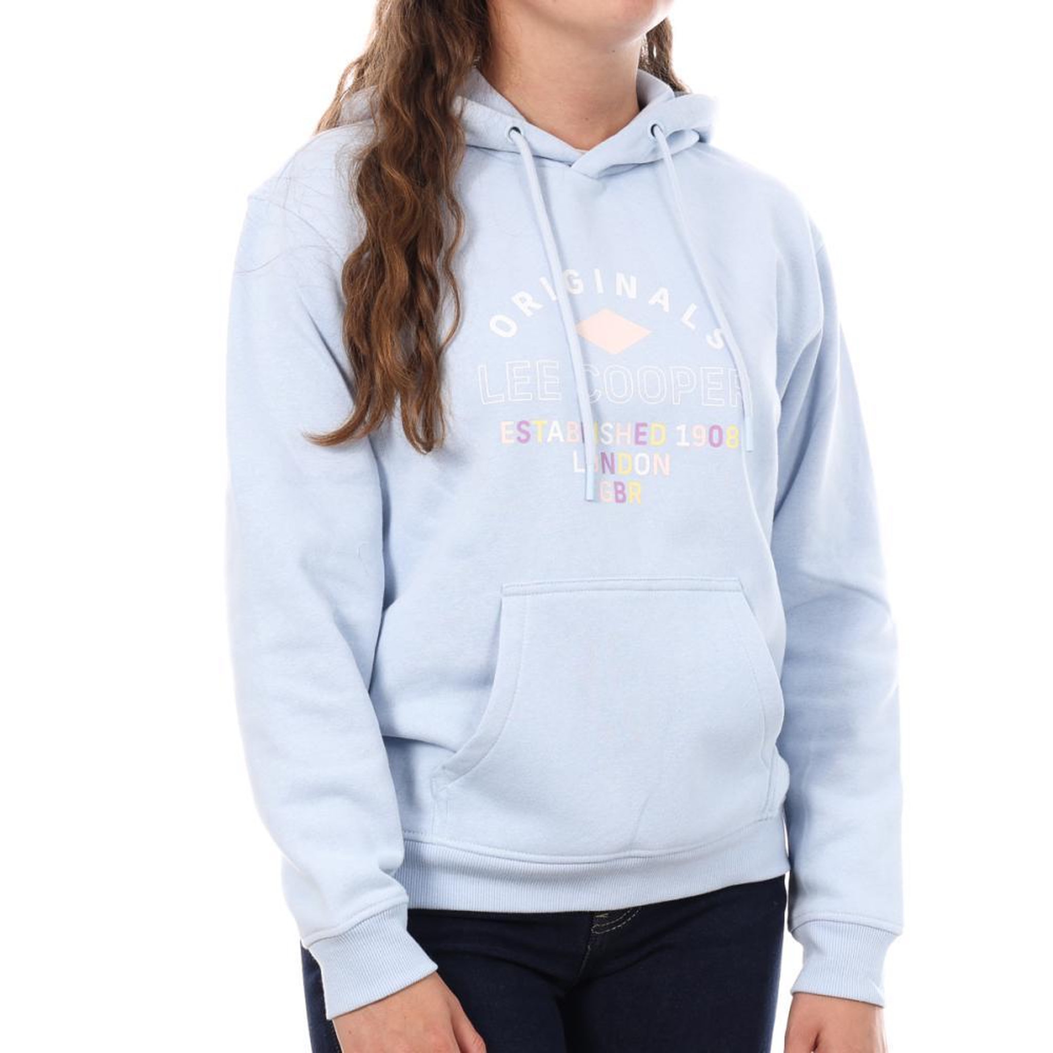 Lee Cooper Sweat à Capuche Bleu Femme Lee Cooper Octavi. Coloris disponibles : Bleu