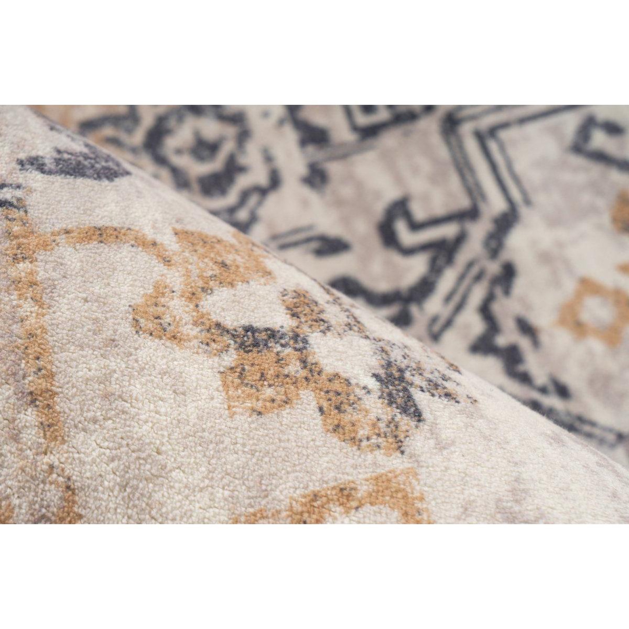 Voir la diapositive 2 : Paris Prix Tapis Vintage Tissé à la Main  Piedmont  Crème